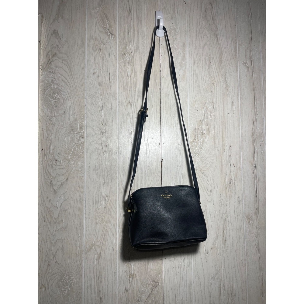 Kate Spade Black Pebbled Leather Crossbody